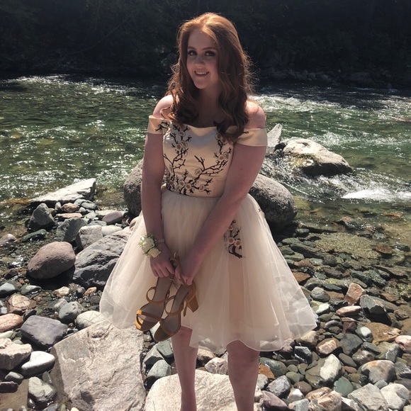 short corset back prom dress - Picture 1 of 5